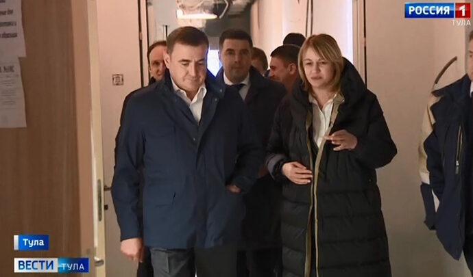 Губернатор проинспектировал строительство Тульского областного перинатального центра
