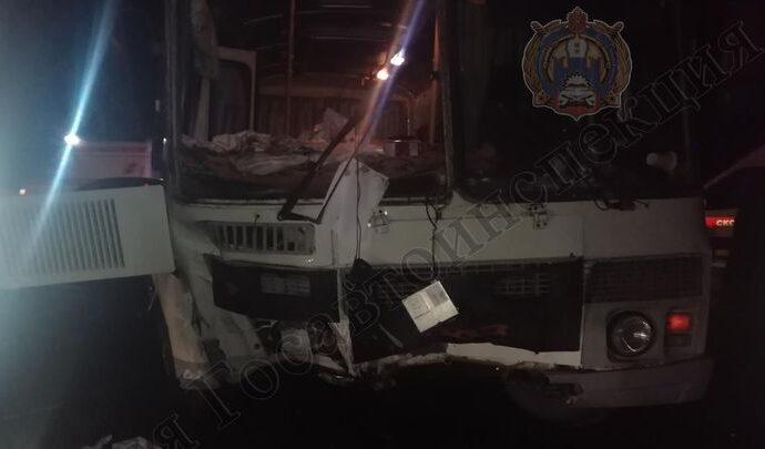 В Узловском районе пьяный водитель автобуса устроил ДТП