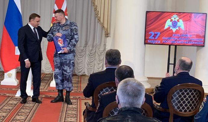 В Туле чествовали росгвардейцев