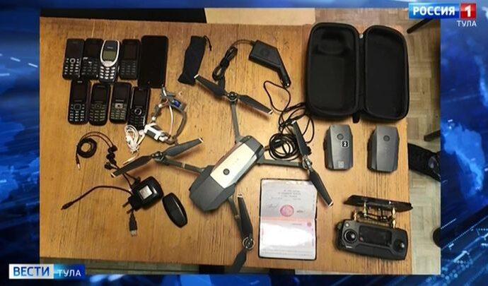 В тульскую колонию пытались переправить дроном оборудование для «колл-центра»
