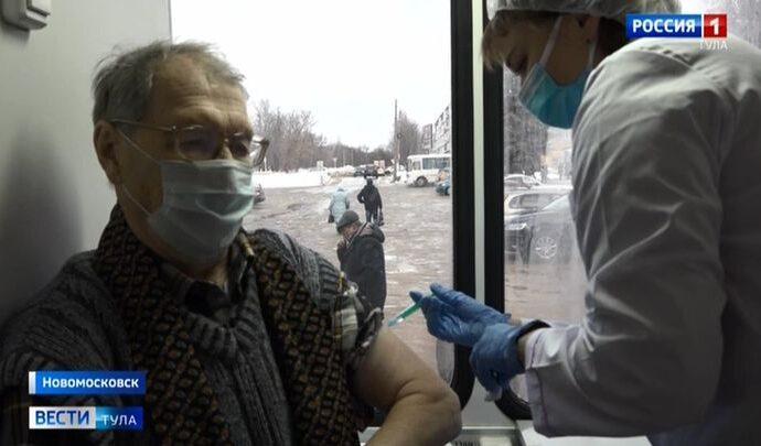 Популярны ли мобильные пункты вакцинации в Тульской области
