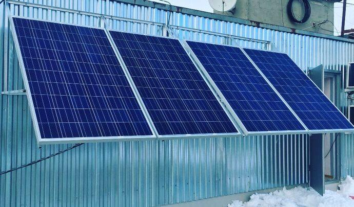В Щёкино поступила электроэнергия, выработанная солнечными батареями