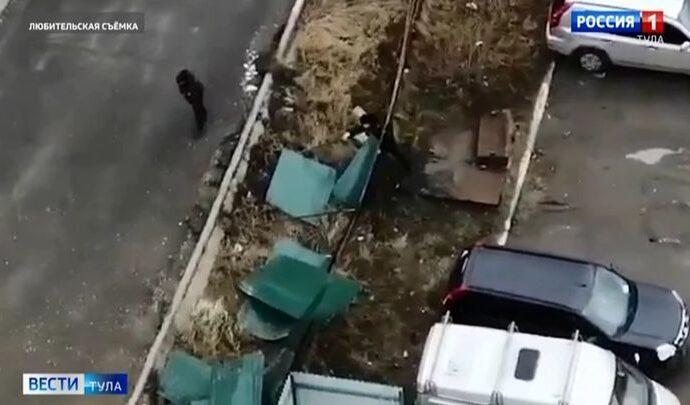 Сильный ветер похозяйничал в Туле