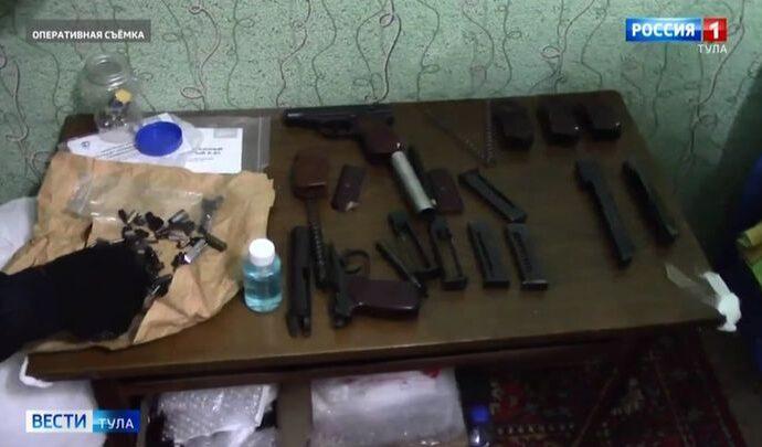 В Тульской области выявлены подпольные оружейные мастерские