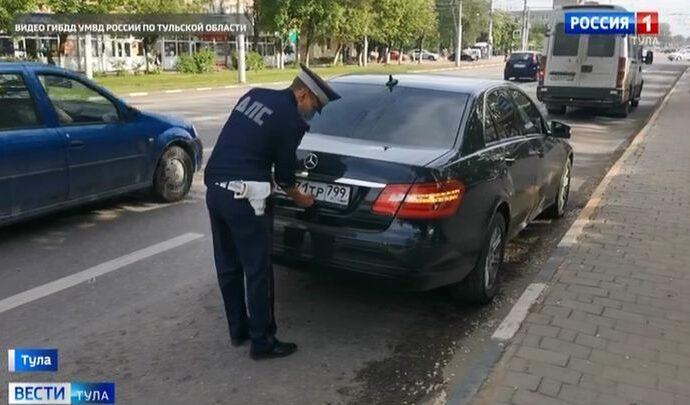 Тульские инспекторы ГАИ проверят водителей, которые ездят с иностранными номерами