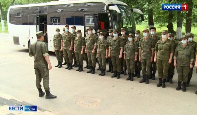 Военные медики приступили к работе в щёкинском ковидном госпитале