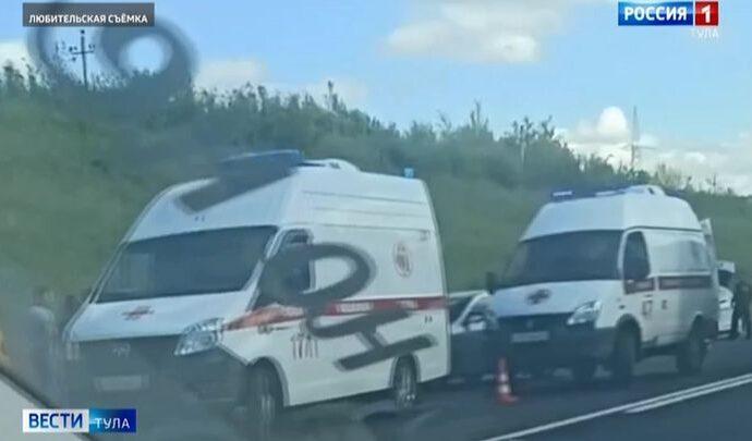 После ДТП на трассе «Крым» в Туле в больницу попали 4 человека