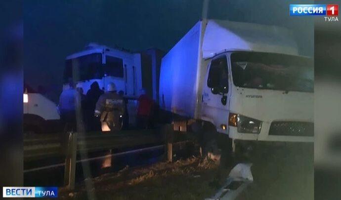 Два серьёзных ДТП произошло в Тульской области