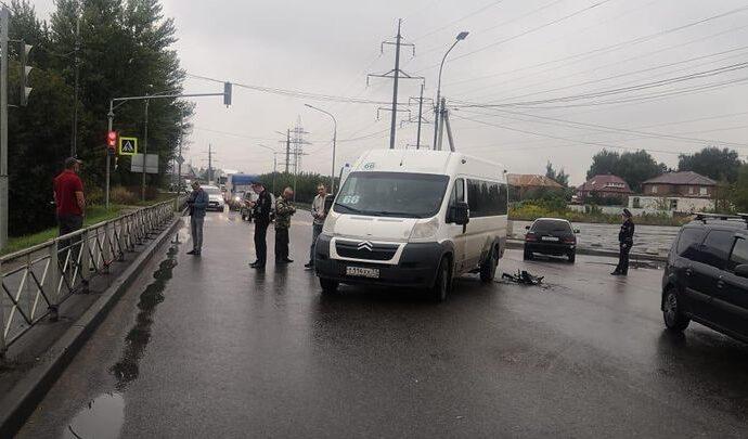 В аварии в Туле пострадала пассажир маршрутки