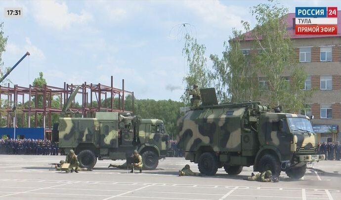 Тульские десантники отметили свой праздник демонстрацией боевых возможностей
