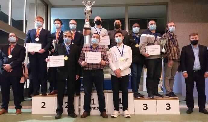 Александр Гетманский - трёхкратный победитель командного чемпионата Европы по шашкам-100