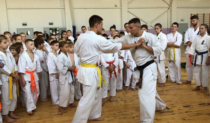 Алексинским каратистам преподал урок обладатель пояса Битвы чемпионов