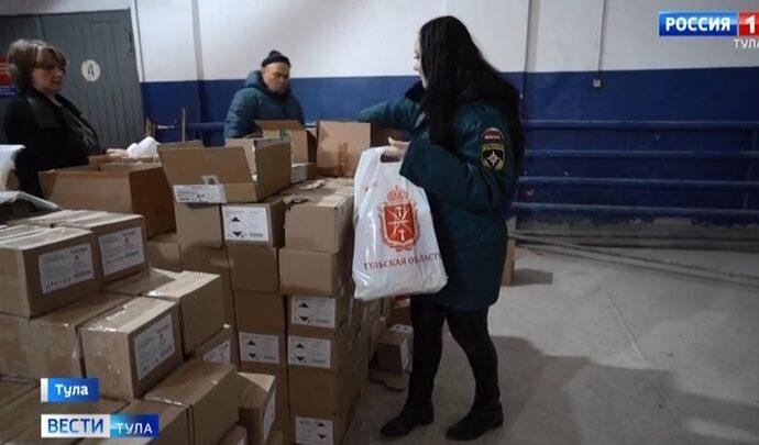 Новогодние подарки отправлены в Сирию из Тулы