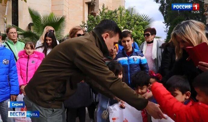 В сирийский город Джебла доставлен сладкий груз из Тулы