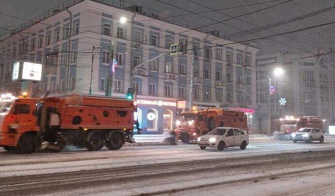 Администрация Тулы: Город начали убирать ночью