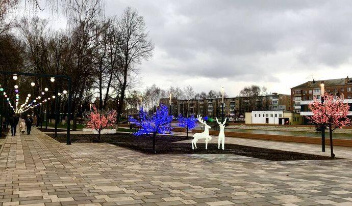 Завершено благоустройство территории Свиридовского пруда в Узловой