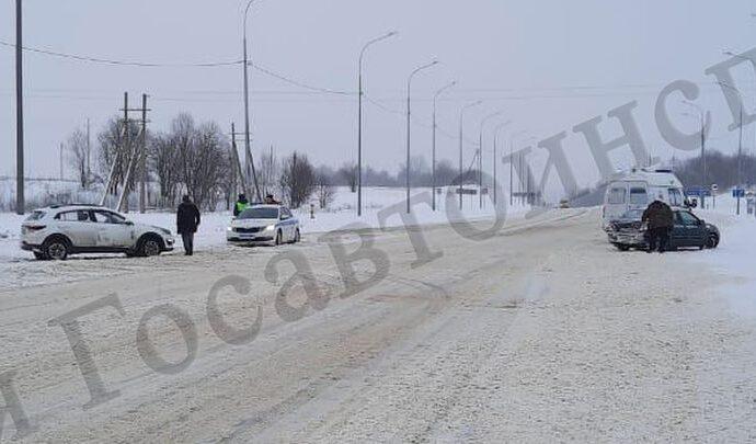 В Алексинском районе ДТП произошло из-за несоблюдения дистанции