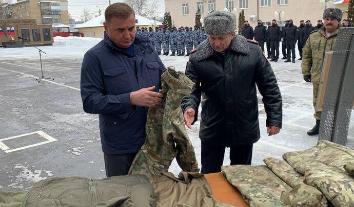 Арсенал тульской Росгвардии пополнился спецэкипировкой и техникой