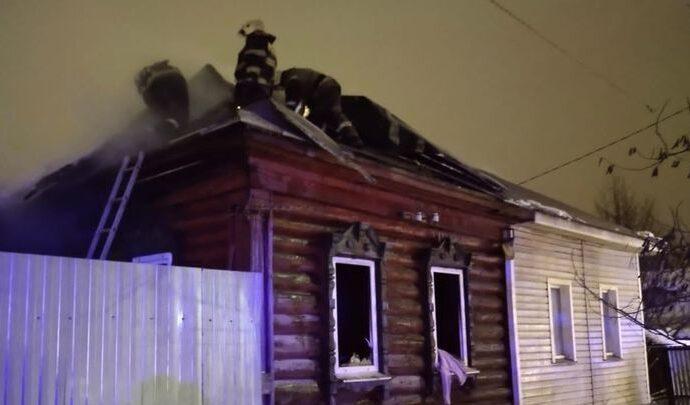 В тульском Заречье в огне пострадали жители частного дома