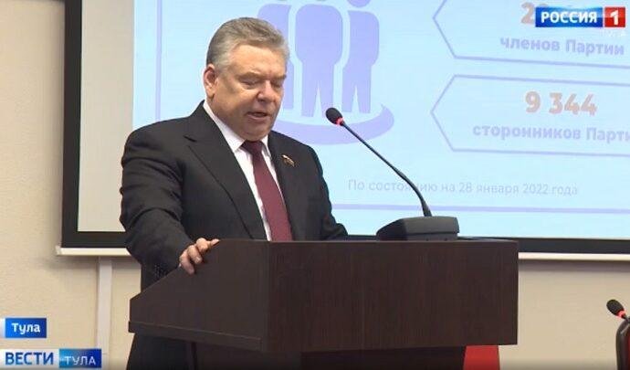 Переизбранный секретарь тульских единороссов Николай Воробьёв рассказал о предстоящих выборах