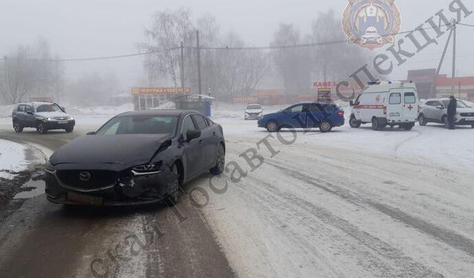 В Кимовске в ДТП пострадала пассажир «Мазды»