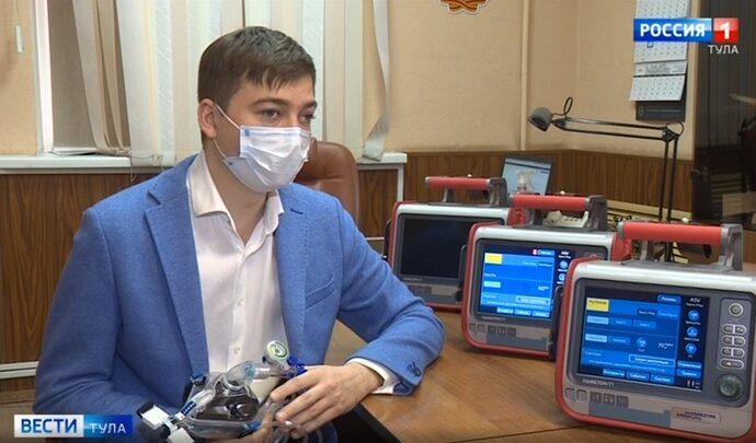 В Тульской области для реанимобилей закупили 3 хороших аппарата ИВЛ
