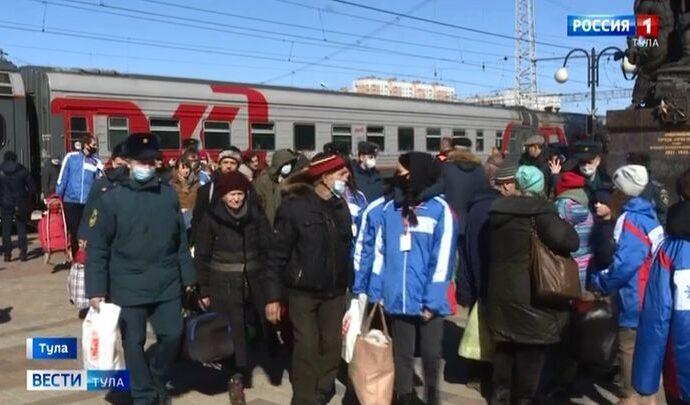 Почти 500 человек из Мариуполя прибыли в Тулу