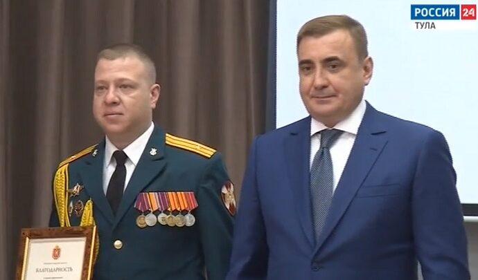 Алексей Дюмин поблагодарил тульских росгвардейцев за решимость в борьбе с терроризмом и экстремизмом