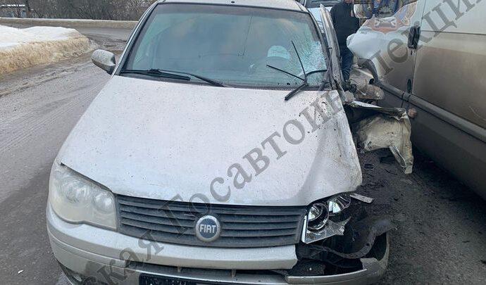 В Киреевском районе пьяный водитель «Фиата» совершил аварию на встречке