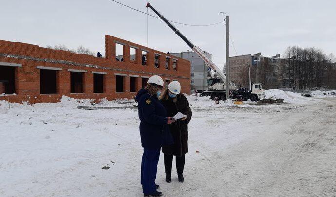 Прокуратура: При строительстве школы в Донском нарушена техника безопасности
