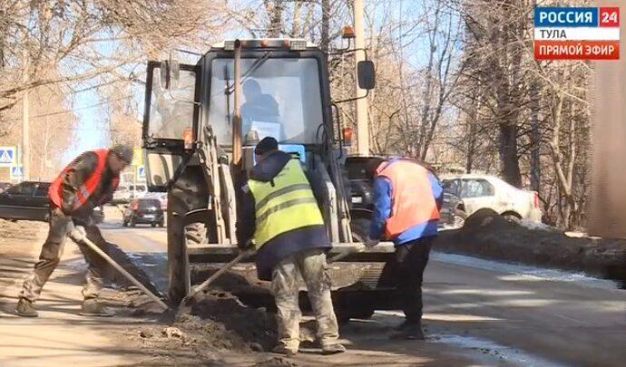 Основные работы по весенней уборке Тулы должны завершить до 30 апреля