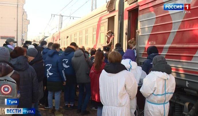 В Тулу прибыли 782 ребёнка из Белгородской области