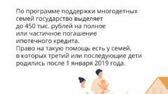 Россиянам подробнее рассказали о семейных пособиях