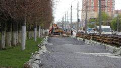 ремонт трамвайных путей