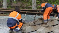 ремонт трамвайных путей