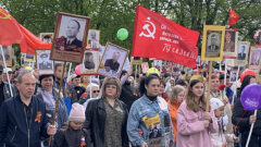 По улицам Узловой прошёл «Бессмертный полк»