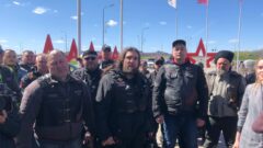 Байкеры передали Музею обороны Тулы пулемётный колпак времен ВОВ
