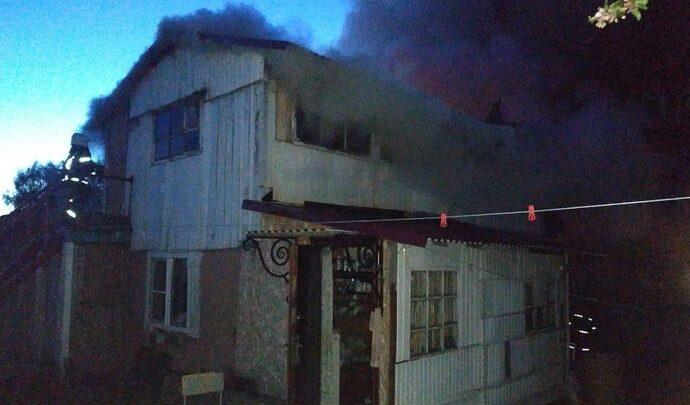 В новомосковской деревне Юдино на пожаре погибла женщина