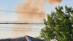 Рыжие облака снова заметили над КМЗ kmz