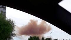 Рыжие облака снова заметили над КМЗ kmz