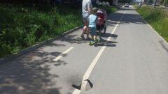 В Туле провалился асфальт на тротуаре, отремонтированном по нацпроекту в прошлом году