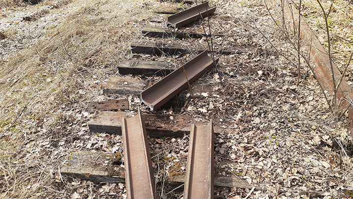 Двое охотников за металлоломом из Плавска болгаркой распилили почти тонну рельсов