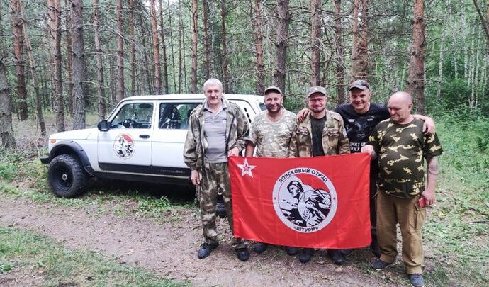 Поисковики подняли под Корытинкой останки 23-х красноармейцев