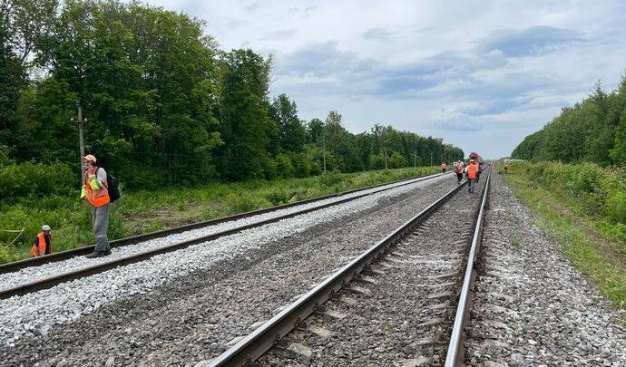На месте крушения поезда в Узловой полностью восстановлено движение