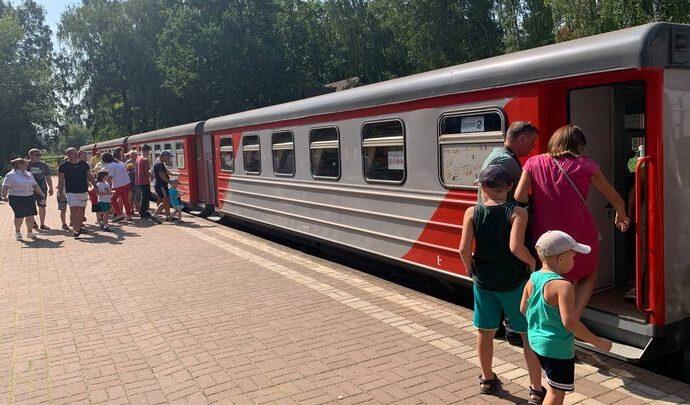 Детская железная дорога в Новомосковске за 67-й сезон перевезла 38 тысяч пассажиров