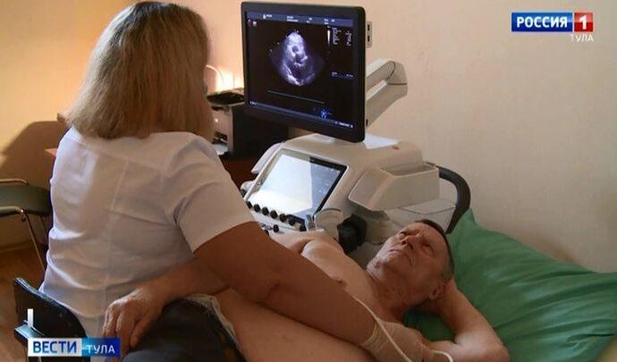 В Тульском кардиодиспансере сделали 2000-ное "эхо" сердца с начала года