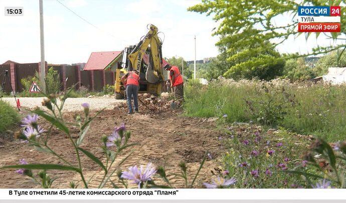 Тульские дороги продолжают ощебеняться
