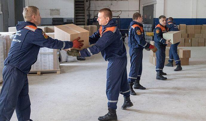 Десантникам-участникам спецоперации из Тулы отправили посылки с едой и водой