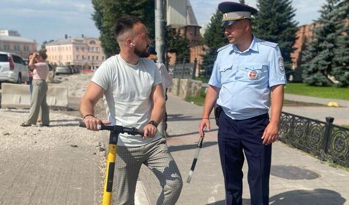 В Тульской области вдвое выросло число ДТП с участием электросамокатов