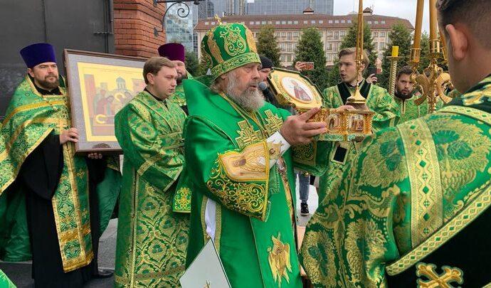 Мощи Сергия Радонежского в Туле: ковчег со святыней доставили в Успенский собор